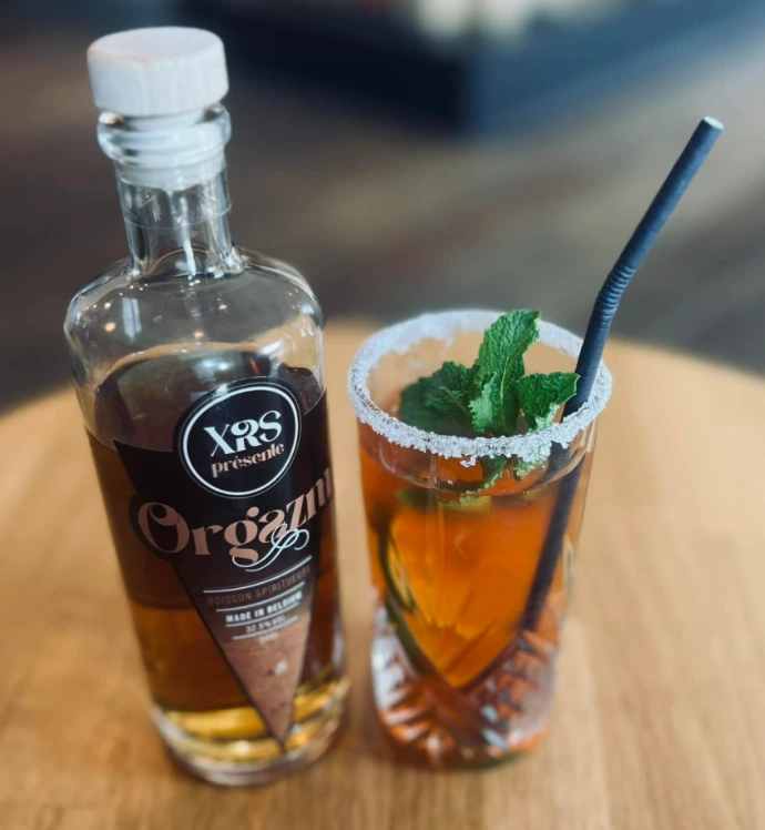 cocktail signature ORGAZM au rhum belge XRS Spirits