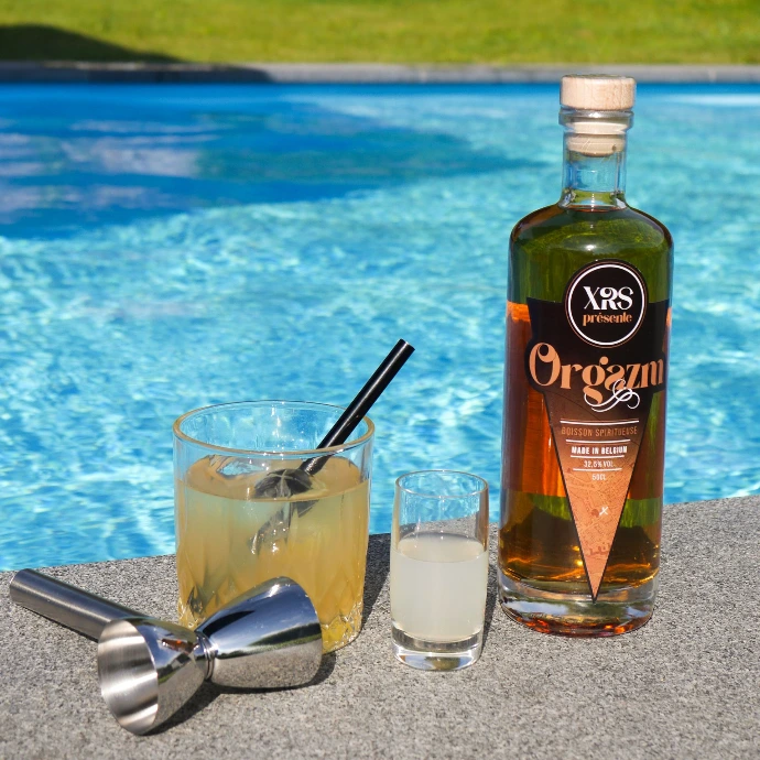 cocktail daiquiri au rhum épicé belge ORGAZM XRS Spirits