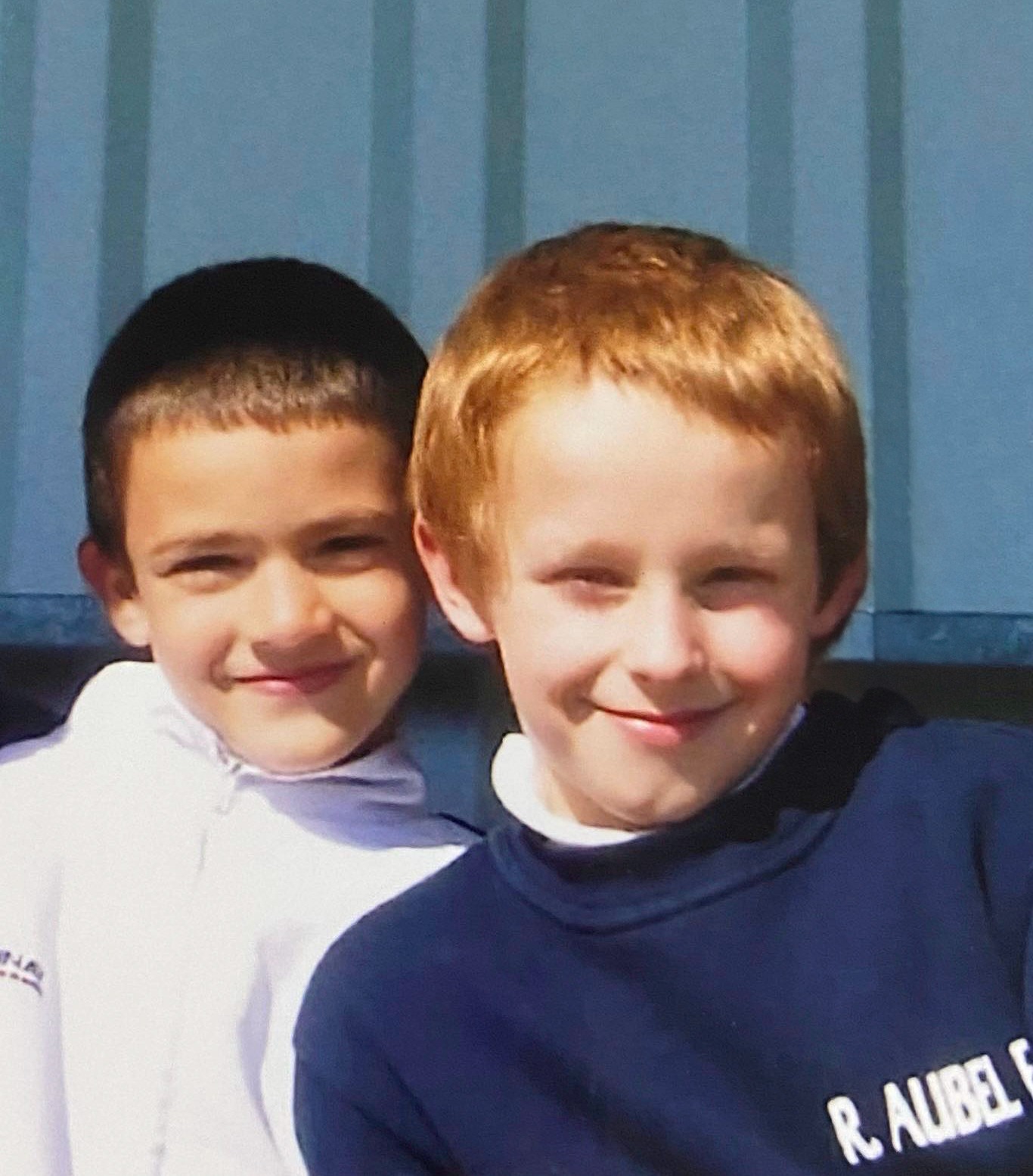 Romain et Xavier au football Romain et Xavier au football
